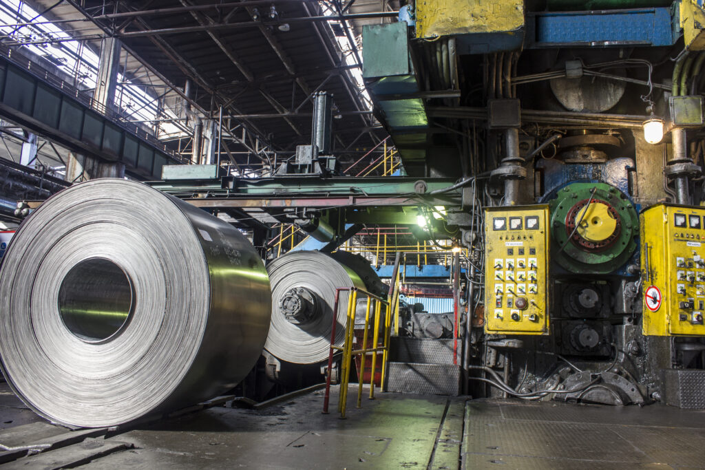 Steel,Roll,At,The,Factory